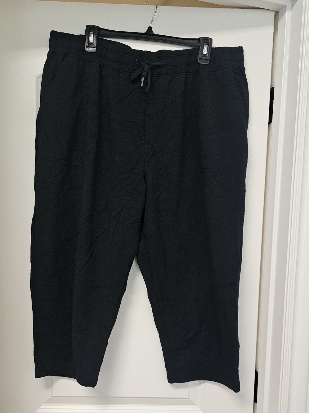Members Mark Capri Pants Black XXL